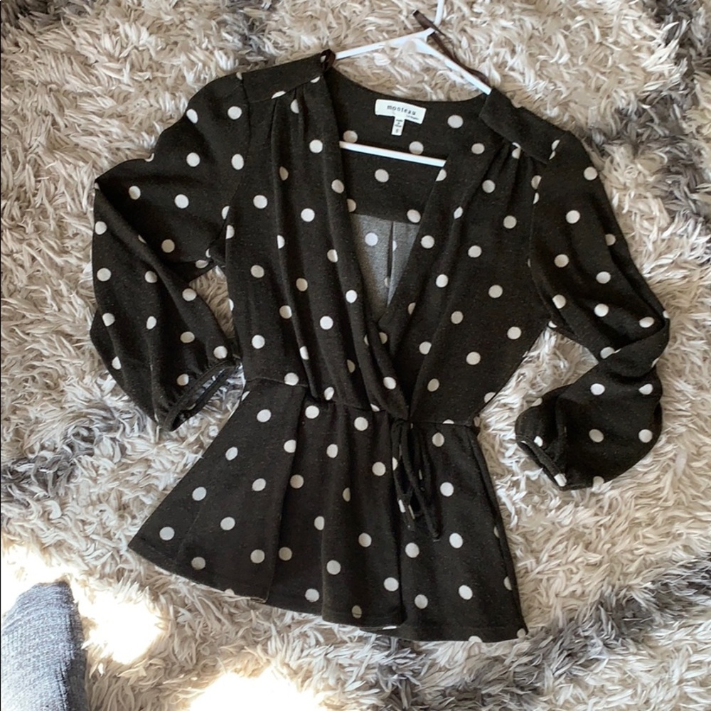 Polka dot top